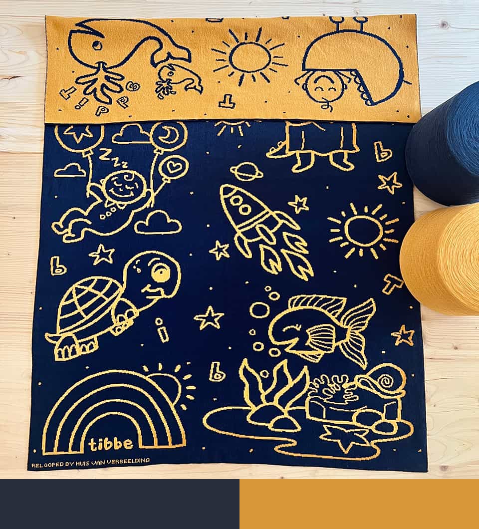 Ocker & Marineblau