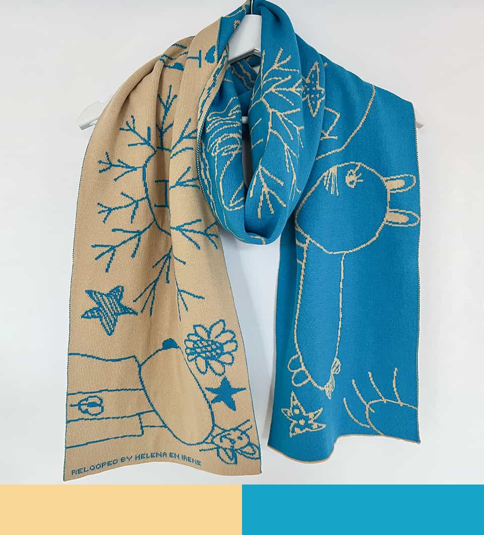 Blondgold & Cyanblau