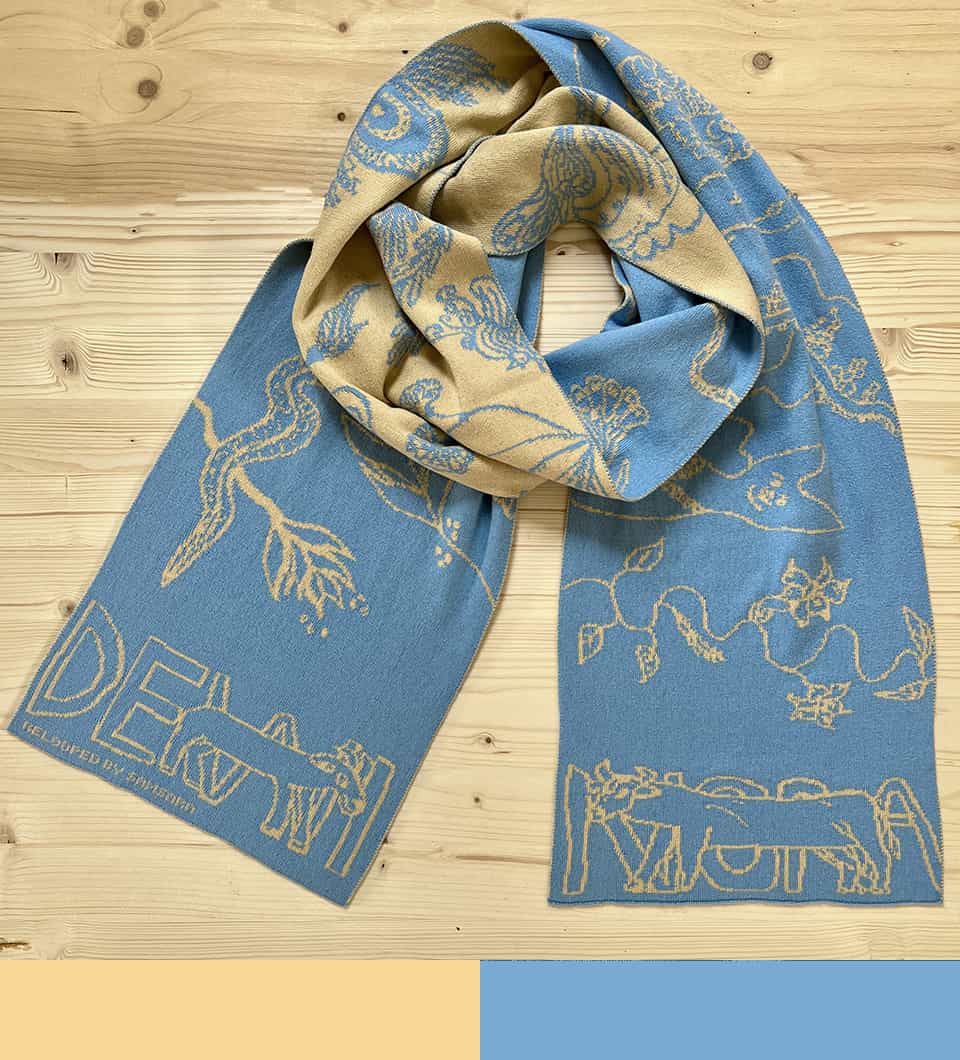 Blondgold & Hellblau