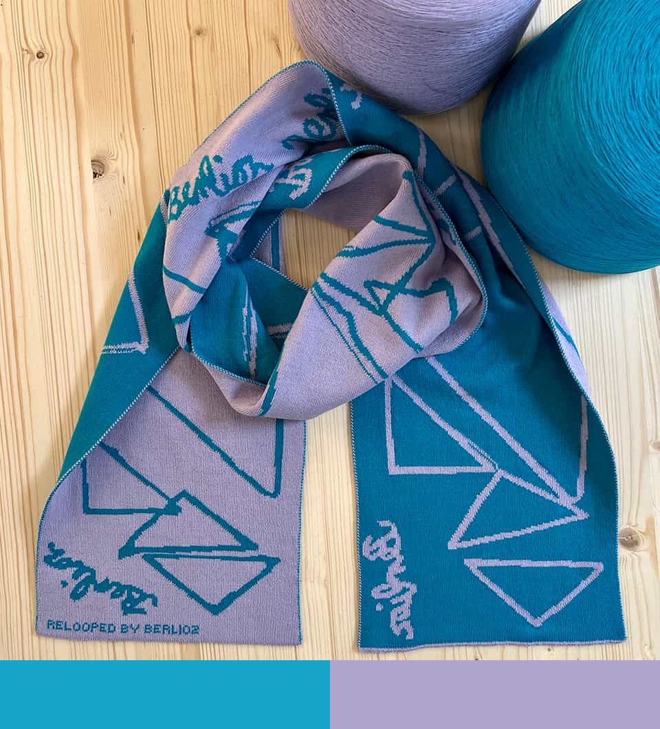 Cyanblau & Lavendel