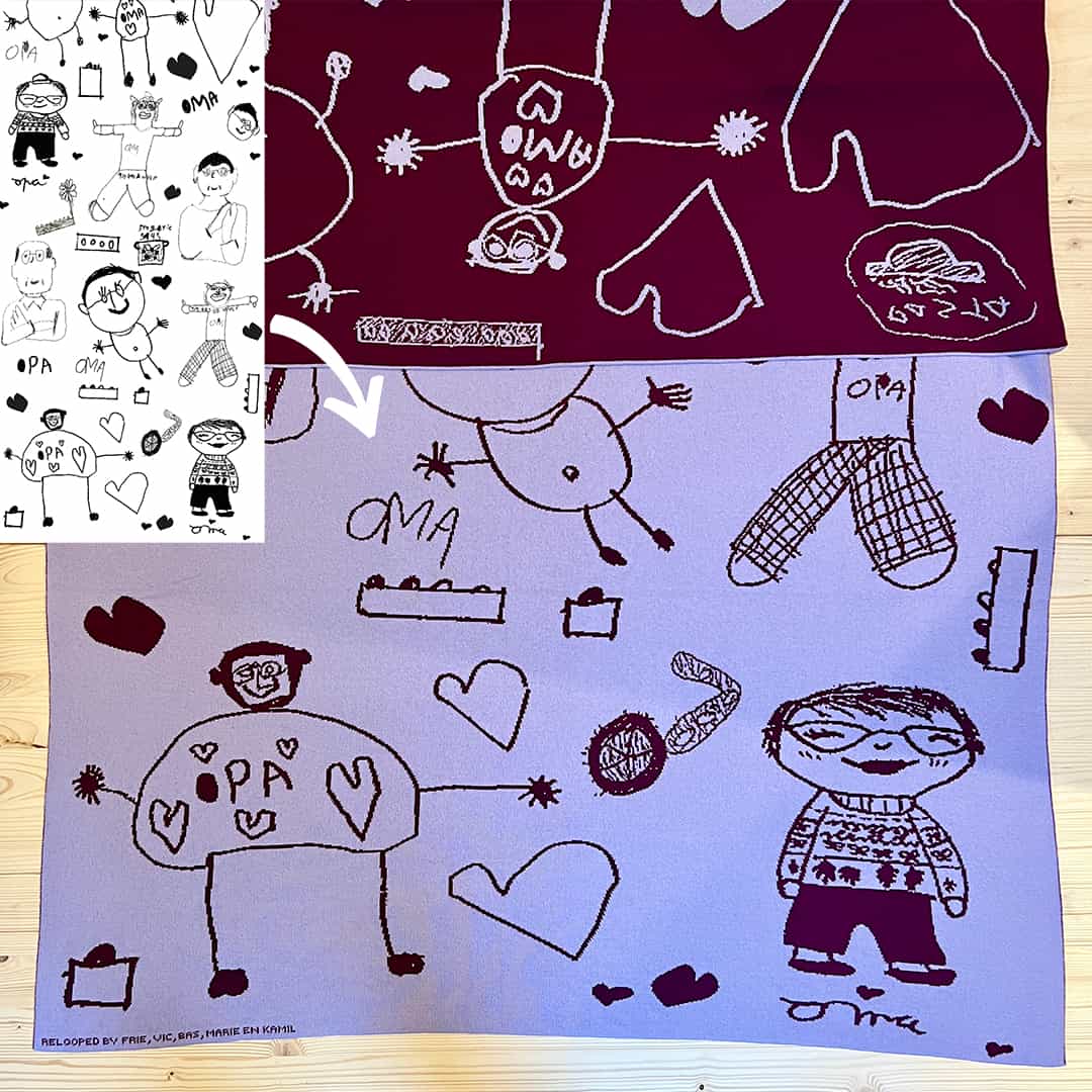 Gebreide kinderdeken van je eigen tekening | by You – byyou Gebreide kinderdeken van je eigen tekening | by You – byyou