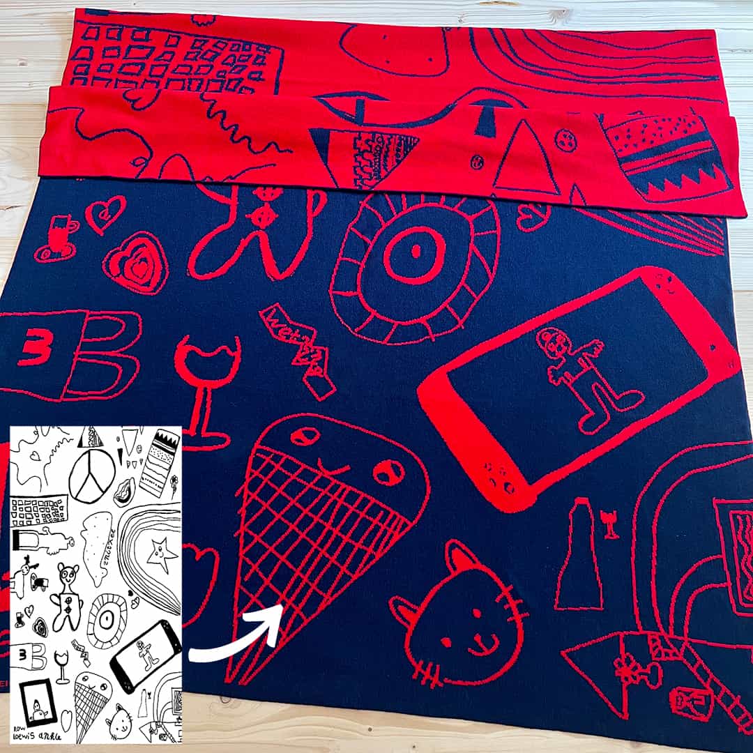 Kinder-Decke 150x100cm