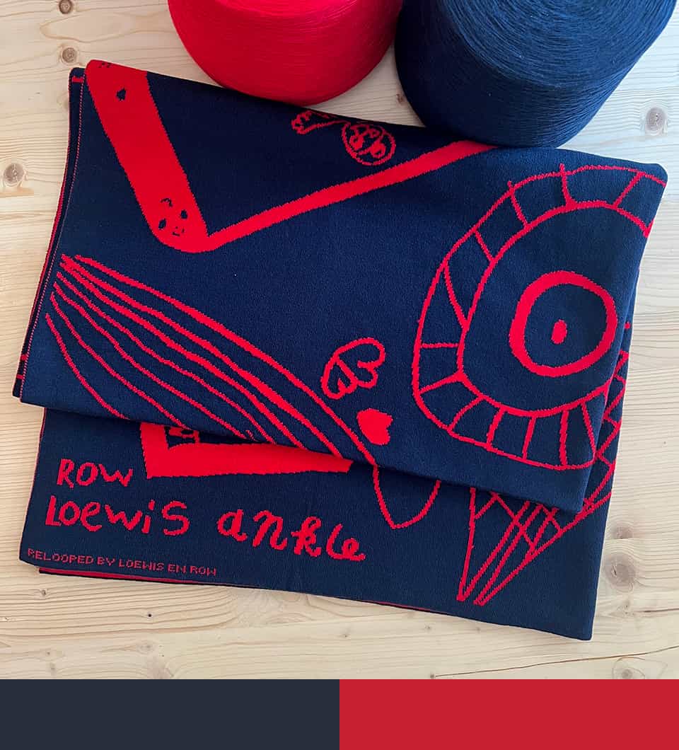 Marineblau & Rot