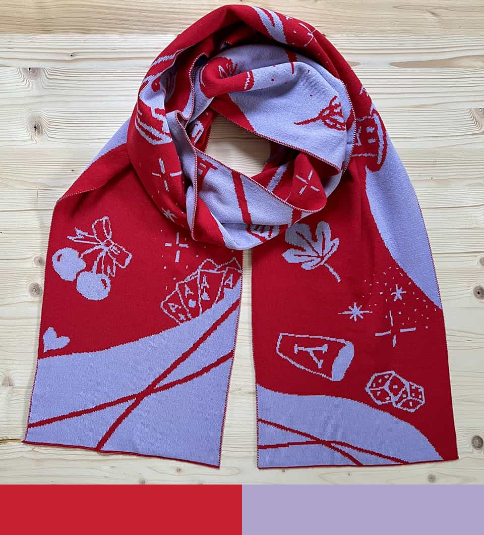Rot & Lavendel