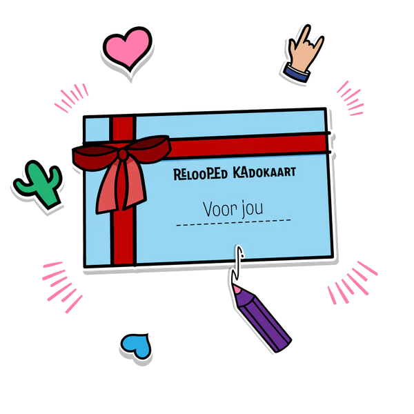 Fördern Sie Ihre Kreativität mit dem kreativsten Geschenk - einer Relooped by You Geschenkkarte! Wählen Sie Ihren Wert aus unseren Geschenkkarten. Sie können die Geschenkkarte in unserem Online-Shop einlösen und Ihren eigenen einzigartigen Schal oder Ihre eigene Decke gestalten.